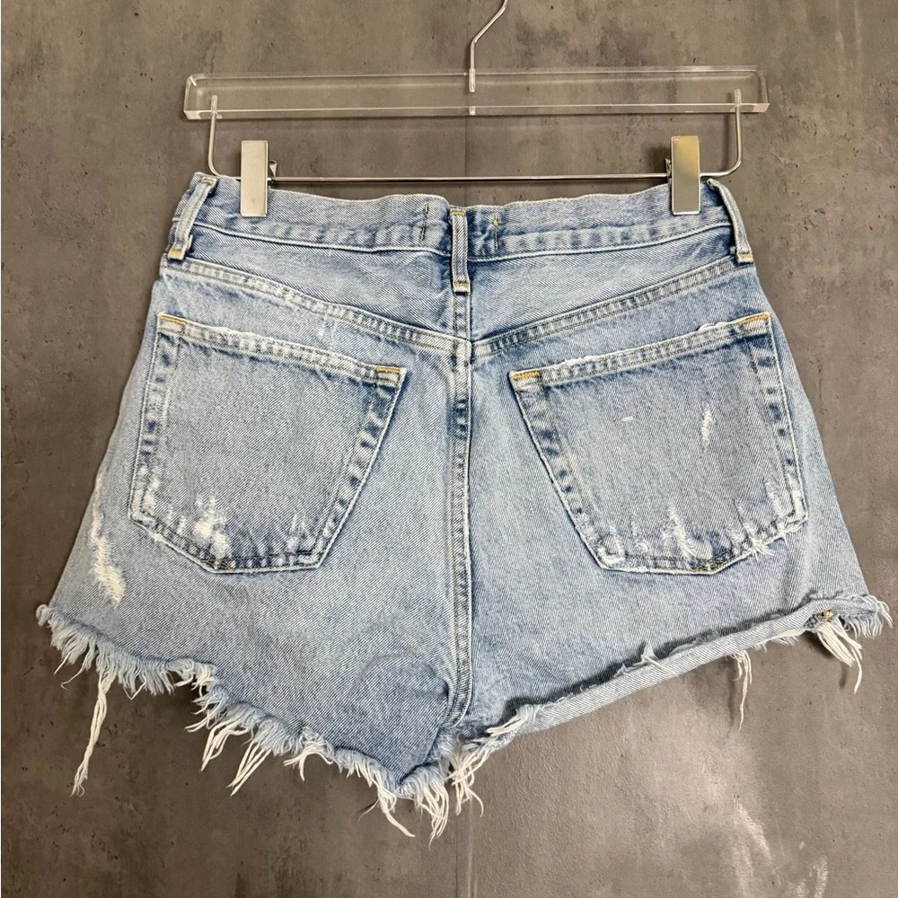 AGOLDE Parker Cut-Off Denim Shorts B2592